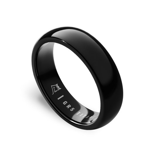 Jet Black | Titanium | 6mm