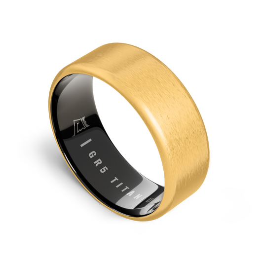 24k Gold | Titanium | 8mm