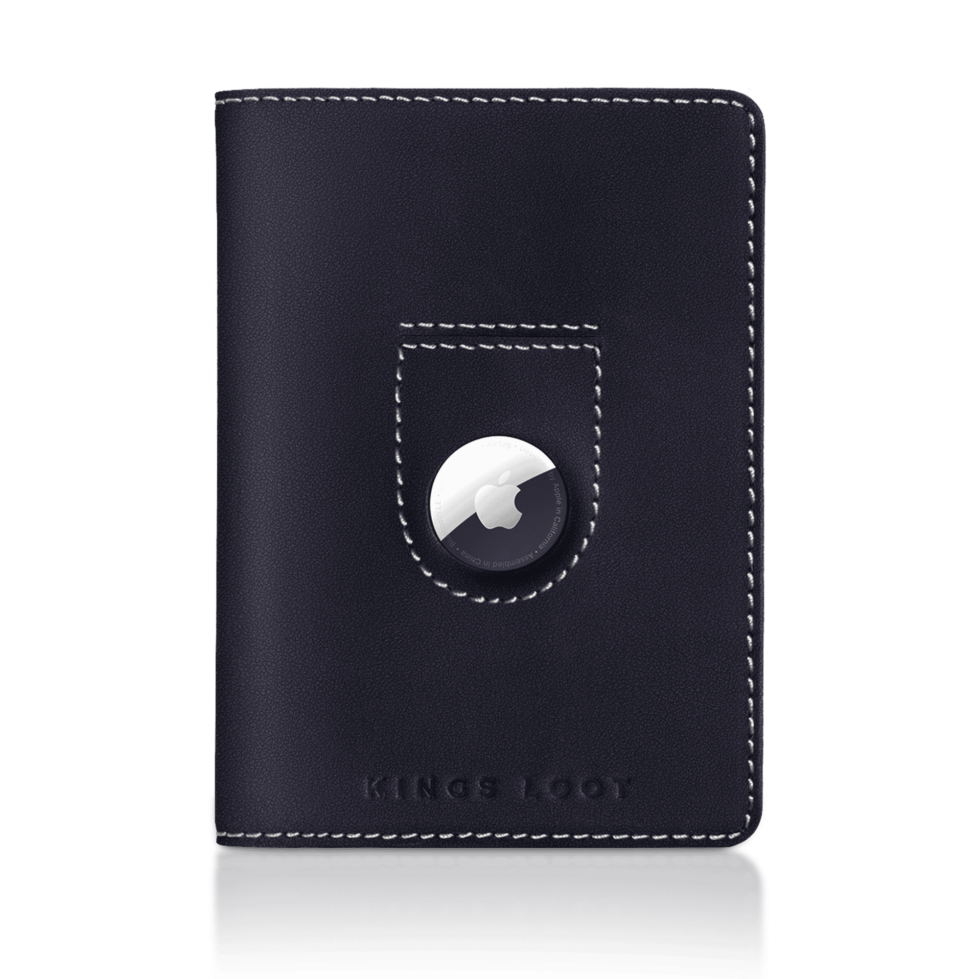 Brown leather wallet displaying multiple credit cards with 'UPGRADED LEATHER' text.