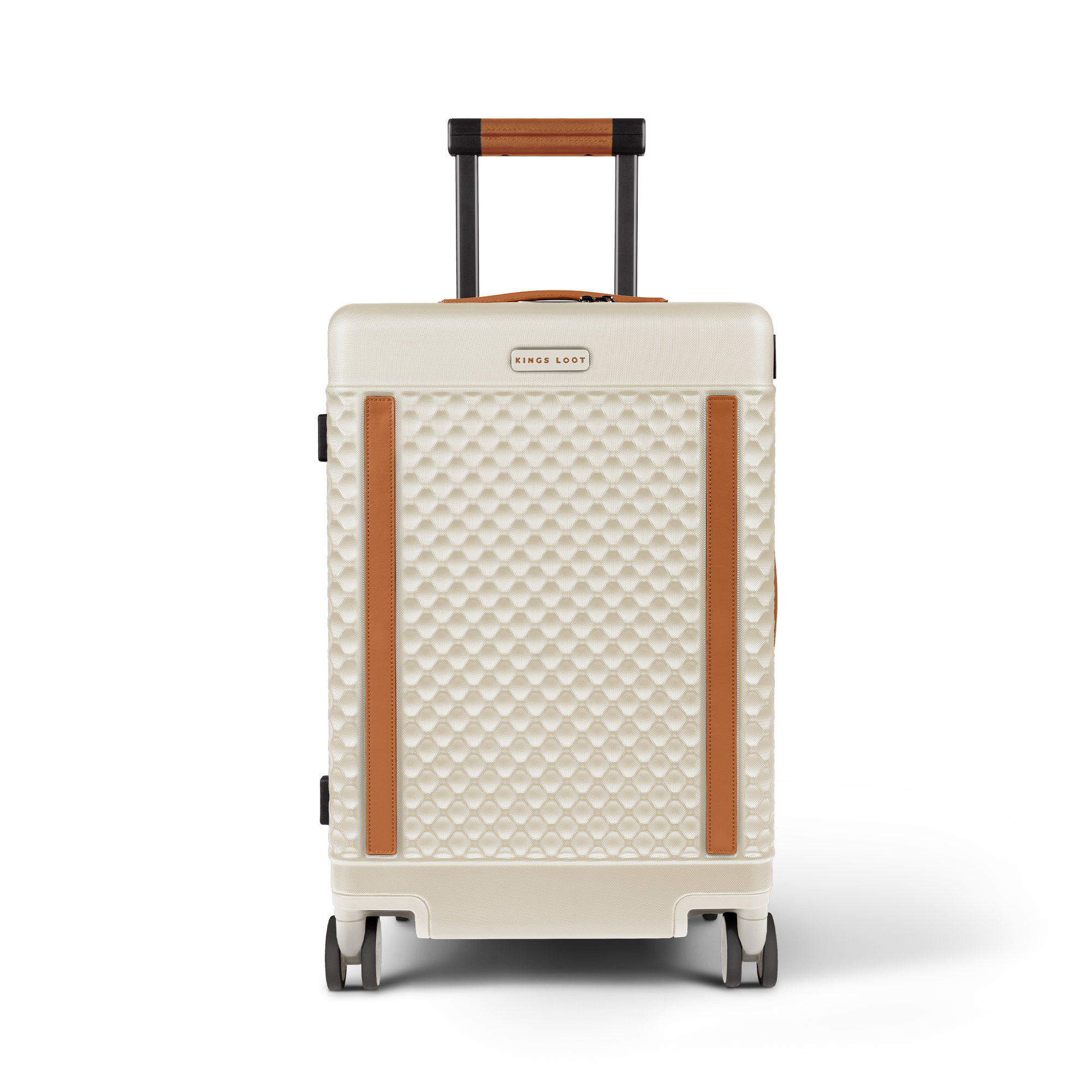 Brown leather wallet displaying multiple credit cards with 'UPGRADED LEATHER' text.