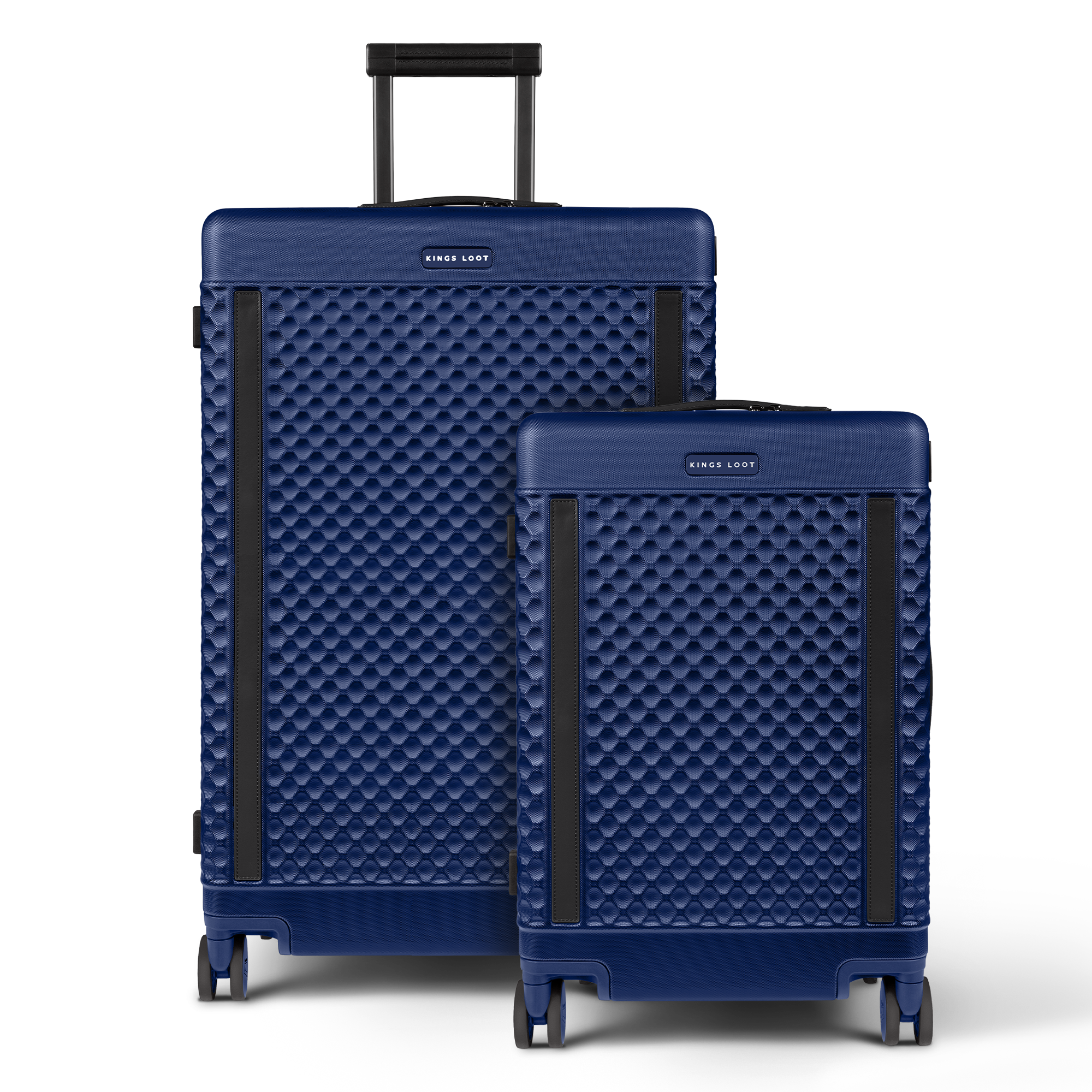 Brown leather wallet displaying multiple credit cards with 'UPGRADED LEATHER' text.