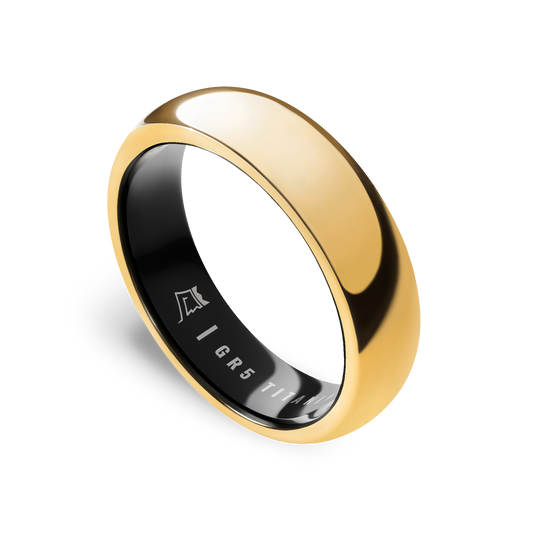 24k Gold | Titanium | 6mm