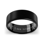 Jet Black | Titanium | 8mm