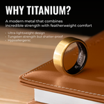 24k Gold | Titanium | 8mm