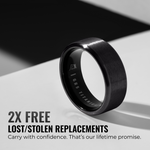 Jet Black | Titanium | 8mm